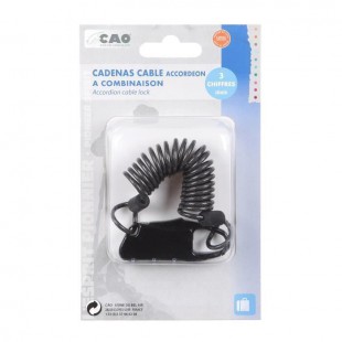 CAO CAMPING Cadenas cable accordéon - 6,4 x 2,5 x 0,8 cm