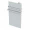 CARRERA Dryer S 1000 watts Radiateur seche-serviettes électrique - Programmable - LCD - Façade en verre blanc - 2 barres