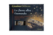CASINO DELICES Barres Chocolat Noir - 140g