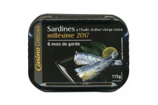 CASINO Sardines Millésime 2017 115g