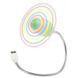 Fixapart ventilateur USB avec LED colorées 