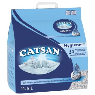 CATSAN Litiere Hygiene Plus - Pour chat - 11,5 L (x1)