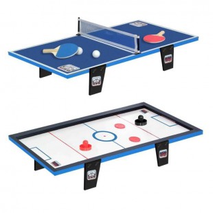 CDTS Table de ping-pong + Table de hockey - 81 x 40 cm