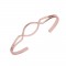 CHARLOTTE RAFFAELLI Coffret Montre Quartz et Bracelet bangle en métal COCRW18006 - Doré rose