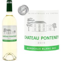 Château Ponteney Bordeaux 2015 - Vin blanc x1