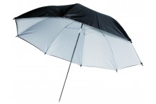 König parapluie 36" noir/blanc 