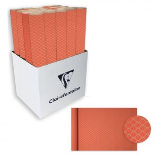 CLAIREFONTAINE Rouleau de papier Cadeau Fleurs - Sous film - 70 g/m² - Rouge