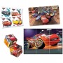 CLEMENTONI Mini Edukit - Cars 3 - Dominos, Puzzle et 6 Cubes