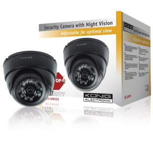 König caméra CCTV dôme avec LED IR