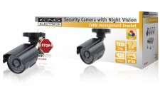 König caméra CCTV avec LED IR