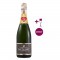Coffret champagne Jacquart Brut Mosaique 75 cl + 2 flûtes