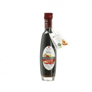 COLLITALI Bouteille "poignée design" FIORE vinaigre balsamique aromatisation naturelle fraise - 125 ml