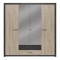 COLORADO Armoire 4 portes - Décor Chene Kronberg - L 198 x H 203,1 x 56,6 cm