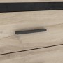 COLORADO Commode 6 tiroirs - Décor Chene Kronberg - L 129,1 x H 77,1 x P 41,8 cm