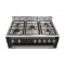 CONTINENTAL EDISON Cuisiniere piano four multifonctions catalyse 100L affichage digital L90 xH85 cm NOIR MAT ET INOX