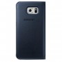 coque Flip portefeuille / Livro FANCY Samsung Galaxy S8 Edge / Plus - couleur:bleu marine/rouge