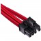 CORSAIR Kit pro de câbles pour alimentation a gainage individuel de type 4 Gen 4 Premium ? Rouge (CP-8920223)