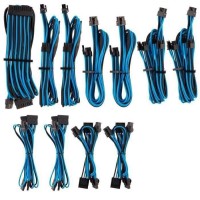 CORSAIR Kit pro de câbles pour alimentation type 4 Gen 4 Premium ? Bleu/Noir (CP-8920228)