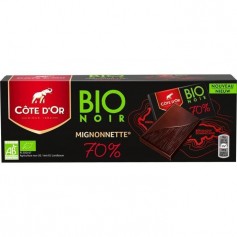 Côte d'Or Mignonnette Bio chocolat noir 70% 180g