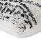 Coussin berbere Losange - 30 x 50 cm - Blanc naturel et noir