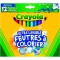 Crayola - 12 Feutres a colorier ultra lavables - boîte française - se nettoie sans frotter