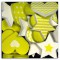 D.I.Y WITH TOGA Pack de 25 Confettis Bois Coeurs / Etoiles - Vert