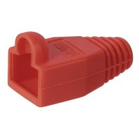 Lot de 10 - TÜLLE/gaine de maintien RJ45 ROUGE