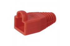 Lot de 10 - TÜLLE/gaine de maintien RJ45 ROUGE