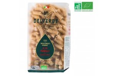 DELVERDE - Pâtes Fusilli Pasta a la semoule de blé dur complete - BIO - 500 G