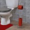 Dérouleur et Réserve papier toilette - Métal - H66 x l15,5 x P17 cm - Chrome