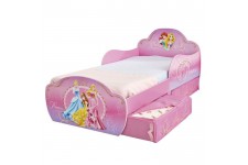 Disney Princesses - Lit pour enfants avec espace de rangement sous le lit