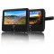 D-JIX PVS 706-70DP Lecteur DVD portable 7" Double écran + Supports appui-tete