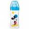 DODIE Mon Coffret Mickey (1 biberon Initiation+ 330ml bleu, 1 sucette anatomique +18M, 1 attache sucette) - Disney Baby