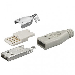 USB Prise A-Version assembly