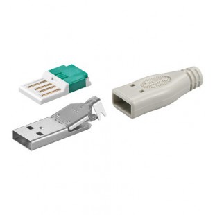 Lot de 10 - USB Prise A-Version tool-less assembly