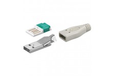 Lot de 10 - USB Prise A-Version tool-less assembly