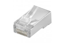 Lot de 10 - CAT 5 RJ45/8P8C Prise Arrondis Câble