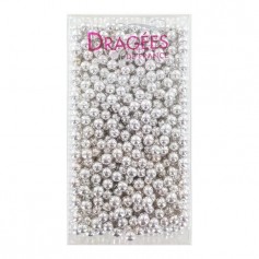 DRAGEES DE FRANCE Perles de sucre - Argentées N° 6 - 250 g