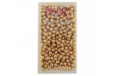 DRAGEES DE FRANCE Perles de sucre - Dorées N° 6 - 250 g