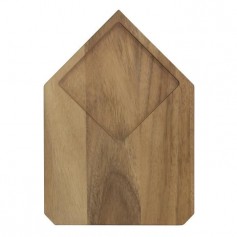 ECO DESIGN A1422AW Planche a découper bois d'Acacia Brut - Carré - 25x17,5x1,5 cm