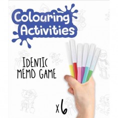 EDUCA - malette jeu memo identic des contes a colorier