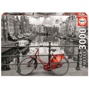 EDUCA Puzzle 3000 Pieces - Amsterdam