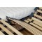 Ensemble relaxation matelas + sommiers électriques décor chene clair 2x70x190 - Mousse - 14 cm - Ferme - TALCA