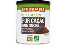 ETHIQUABLE Pur cacao non sucré - 200g