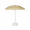 EZPELETA Parasol de plage Beach - Ø 180 cm - Cachemire jaune Socle non inclus