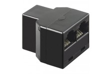 TEL ADAP RJ45/8P8C 1xF 2xF NOIR