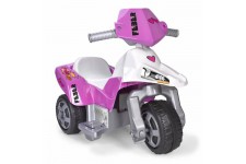 FEBER Moto Electrique Enfant La Trimoto Pink Tatoo 6 Volts
