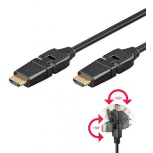 HDMI+ Câble HiSpeed/wE 0200 G-360°