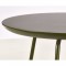 FELBOUR Table d'appoint style contemporain vert brillant avec pieds en métal - L 50 x l 50 cm