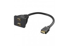 A 340 G (HDMI+ 19broches M/2xHDMI+ 19broches F)